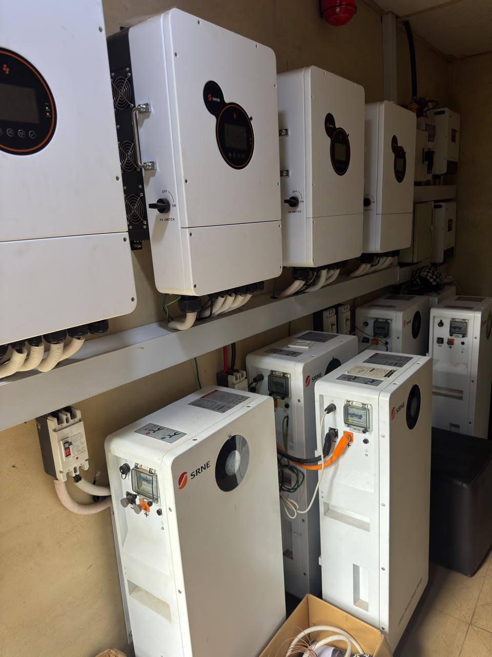 Nova Arena inverter and battery equipment